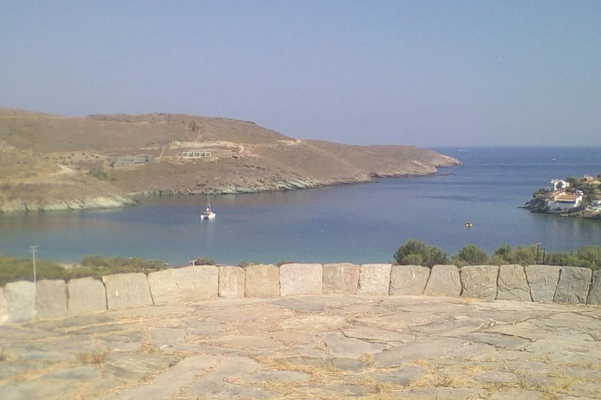 Livadi Bay in Korissia, Greece