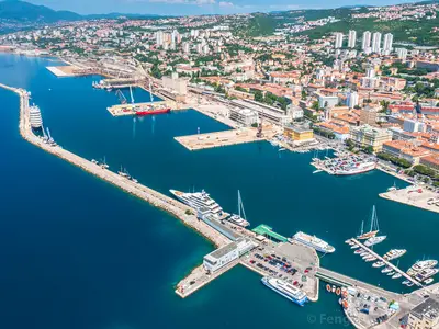 Rijeka Marina in Grad Rijeka, Croatia