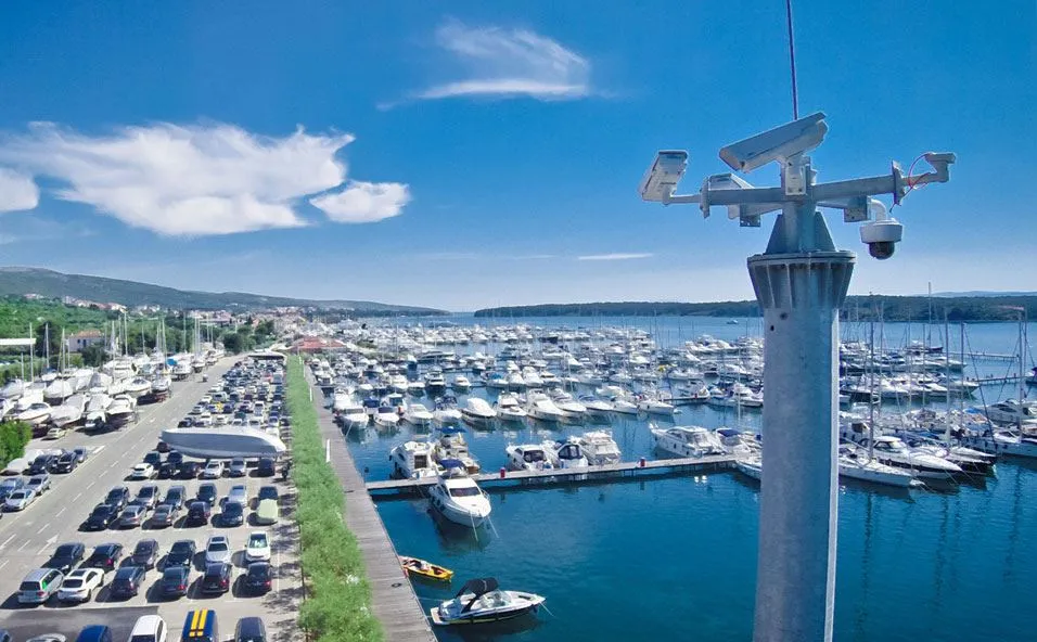 Luka Punat, marina in Punat, Croatia