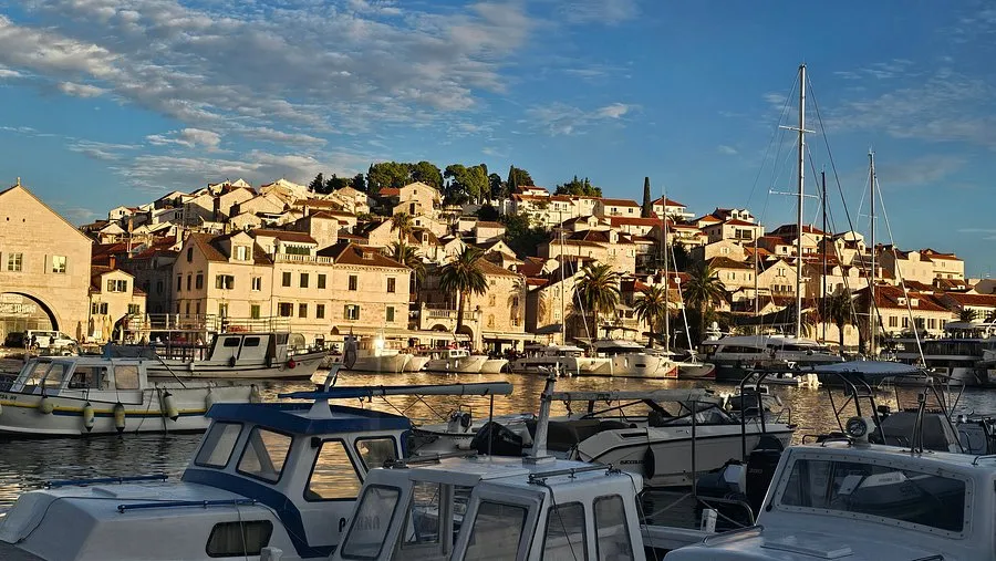Port of Hvar, marina in Hvar town, Croatia — photo 2