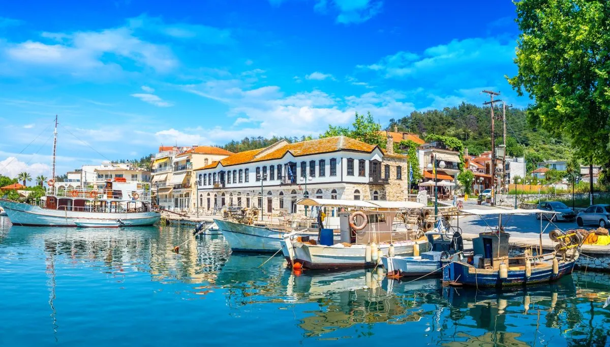 Limenas Port Thassos, marina in Thassos, Greece — photo 2