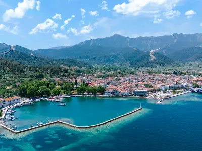 Limenas Port Thassos, marina in Thassos, Greece — photo 3