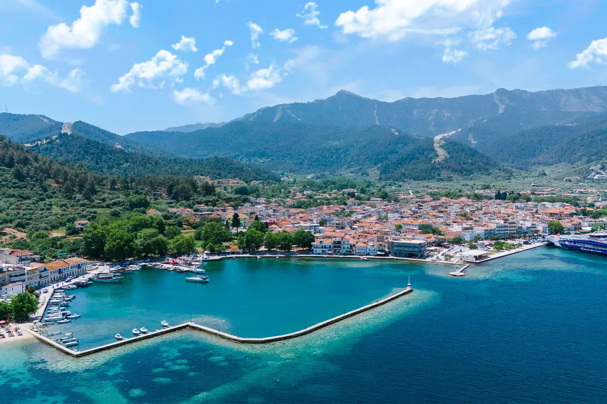 Limenas Port Thassos, marina in Thassos, Greece — photo 3