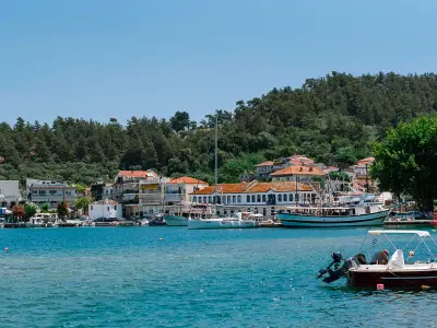 Limenas Port Thassos, marina in Thassos, Greece — photo 4