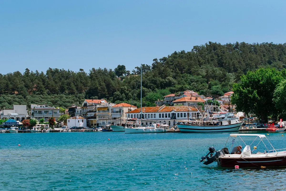 Limenas Port Thassos, marina in Thassos, Greece — photo 4
