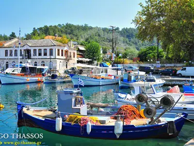 Limenas Port Thassos, marina in Thassos, Greece — photo 5