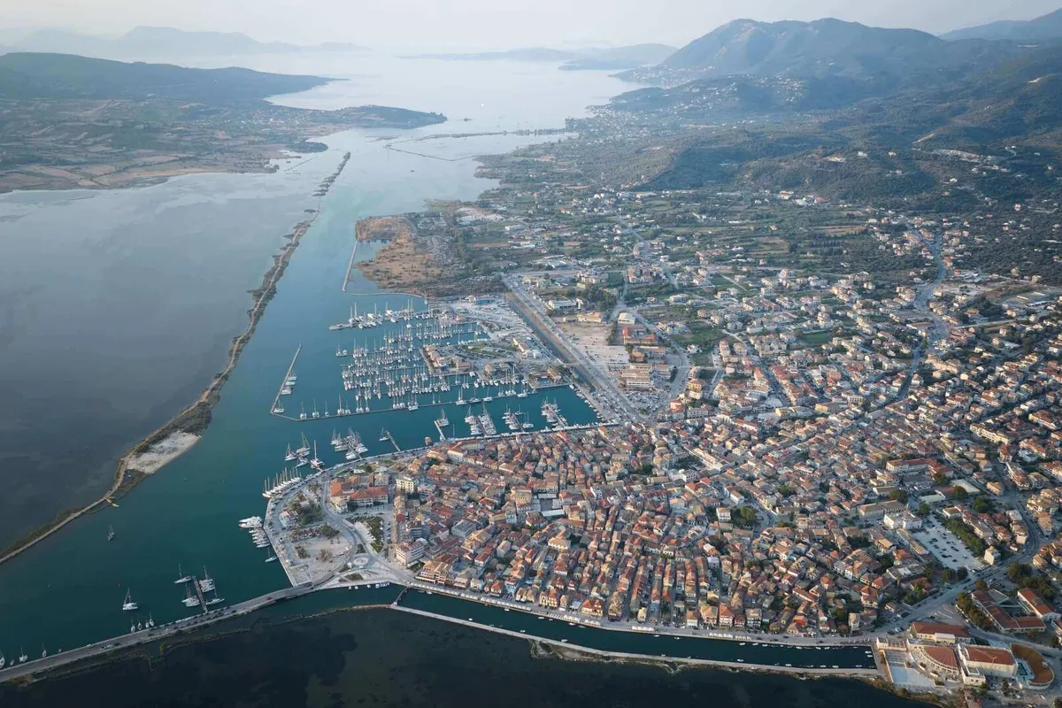 Lefkas, Perigiali Marina in Municipal Unit of Ellomenos, Greece — photo 3