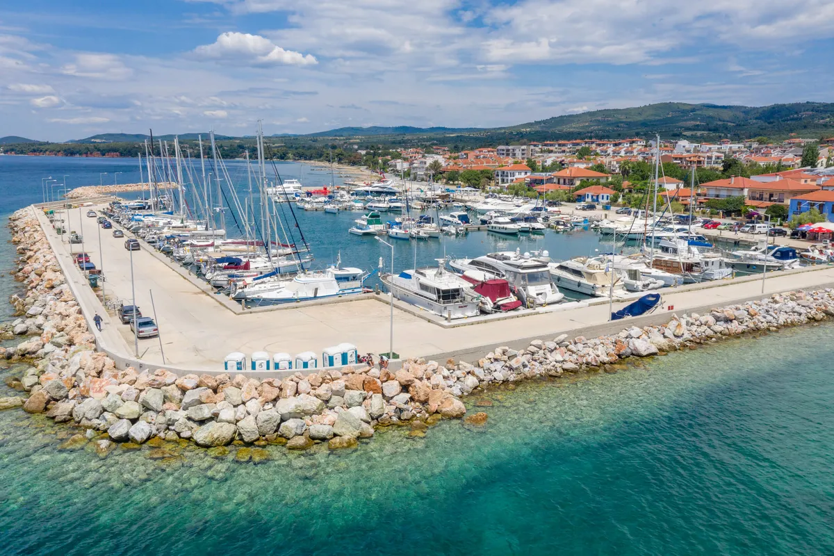 Nikiti Marina in Sithonia Municipal Unit, Greece