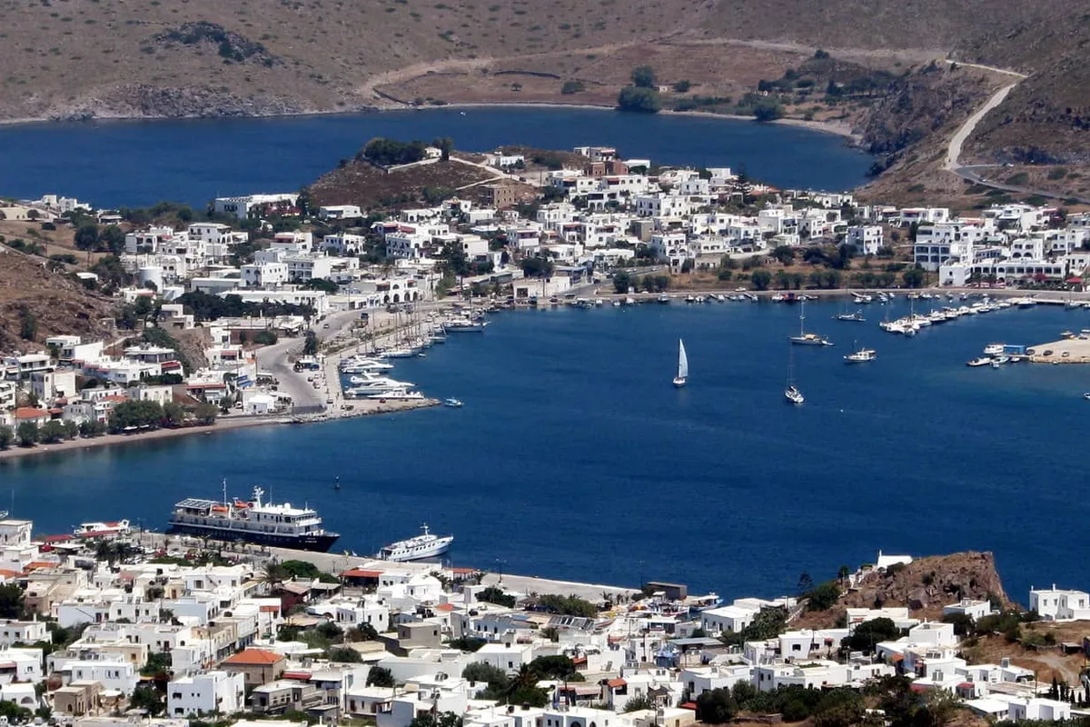 Patmos Marina in Skala, Greece