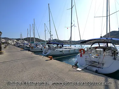 Patmos Marina in Skala, Greece — photo 5