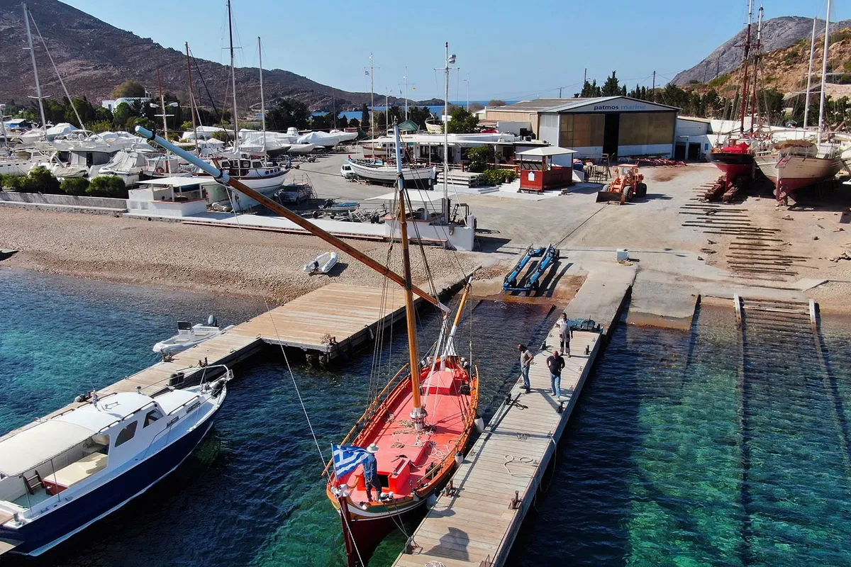 Patmos Marina in Skala, Greece — photo 4