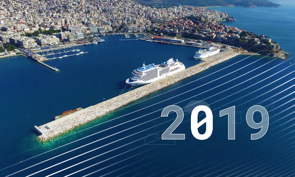 Port of Kavala, marina in Kavala, Greece