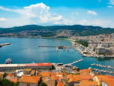 Port of Kavala, marina in Kavala, Greece — photo 2