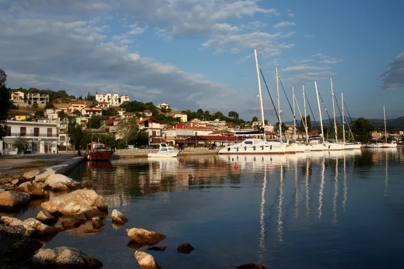 Marina of ACHILLIO in Municipal Unit of Pteleos, Greece