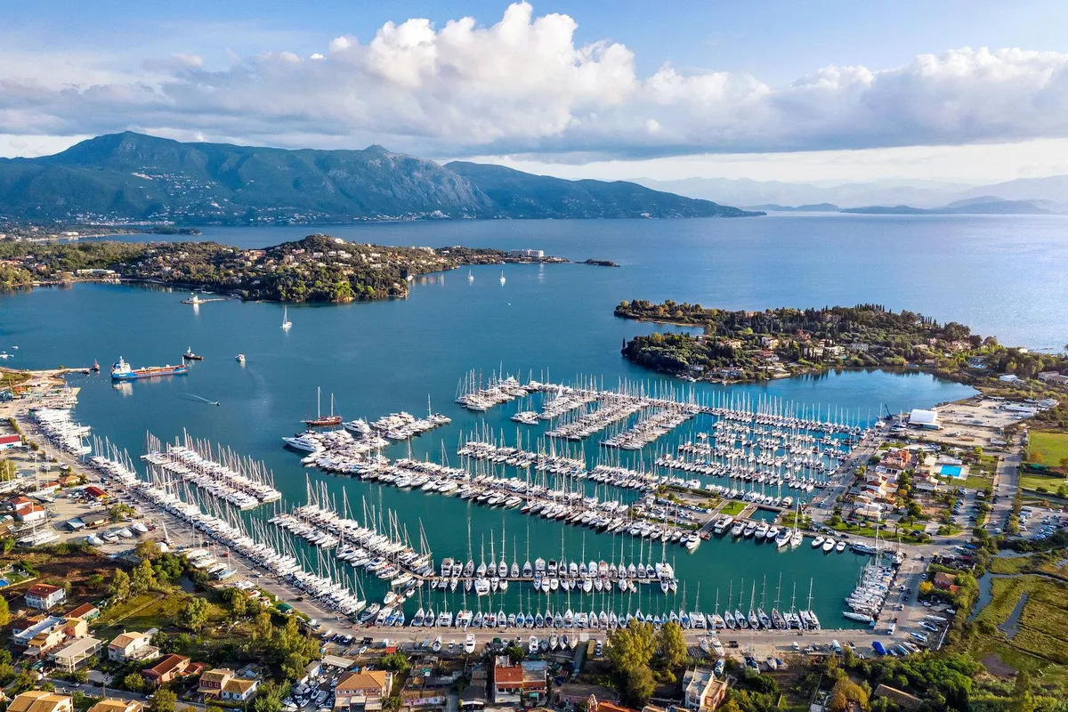 Corfu, Gouvia Marina in Kontokali, Greece — photo 3