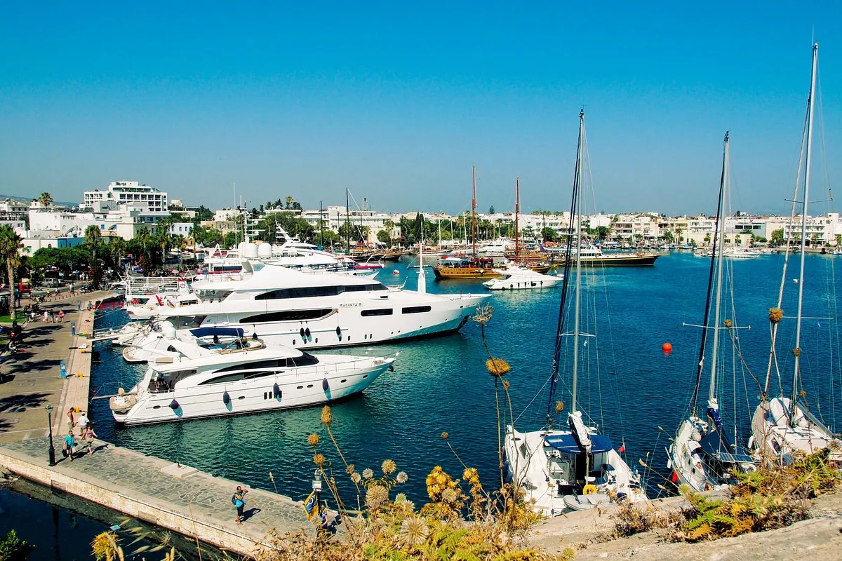 Kos Marina in Kos, Greece