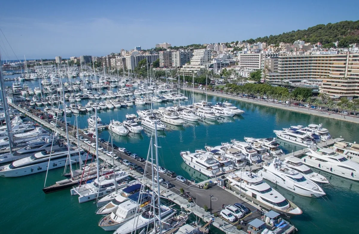 Palma de Mallorca Marina in Palma de Mallorca, Spain