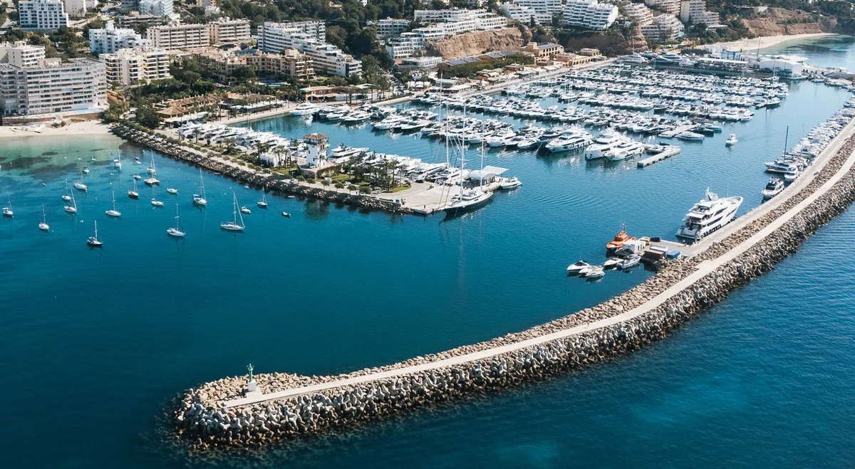 Puerto Portals, marina in Bendinat, Spain