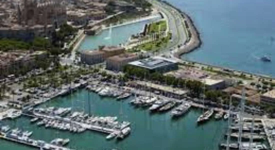Palma de Mallorca, La Lonja Marina in Palma de Mallorca, Spain