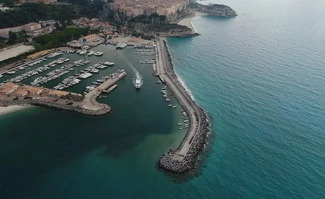 Tropea, Porto di Tropea, marina in Tropea, Italy