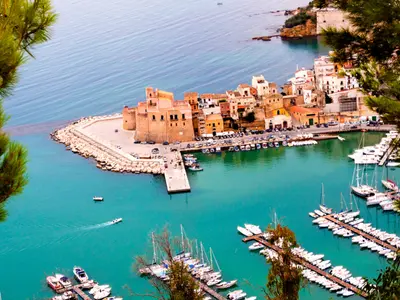 Trapani Marina in Trapani, Italy