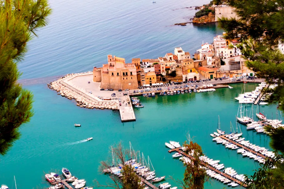 Trapani Marina in Trapani, Italy