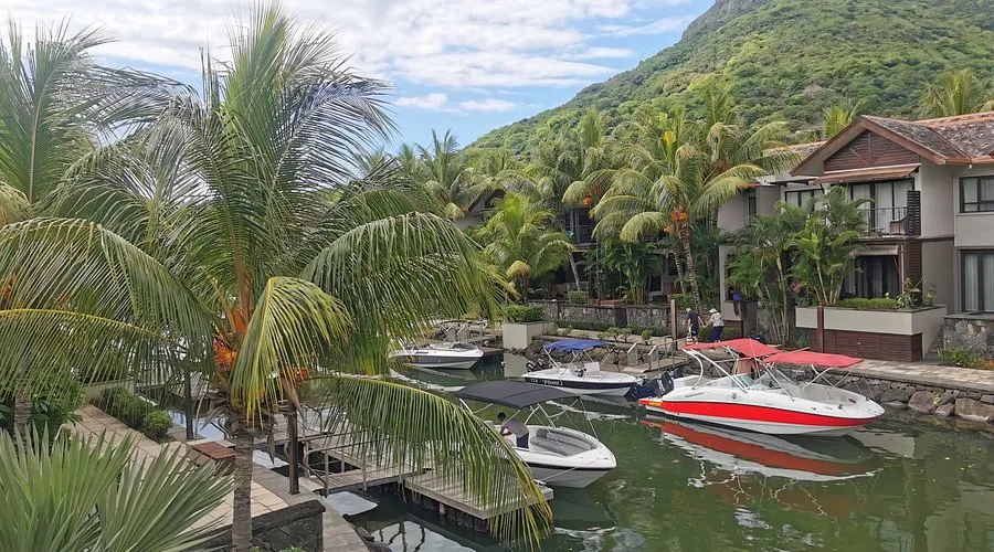 La Balise Marina, Mauritius, marina in Grande Rivière Noire VCA, Mauritius