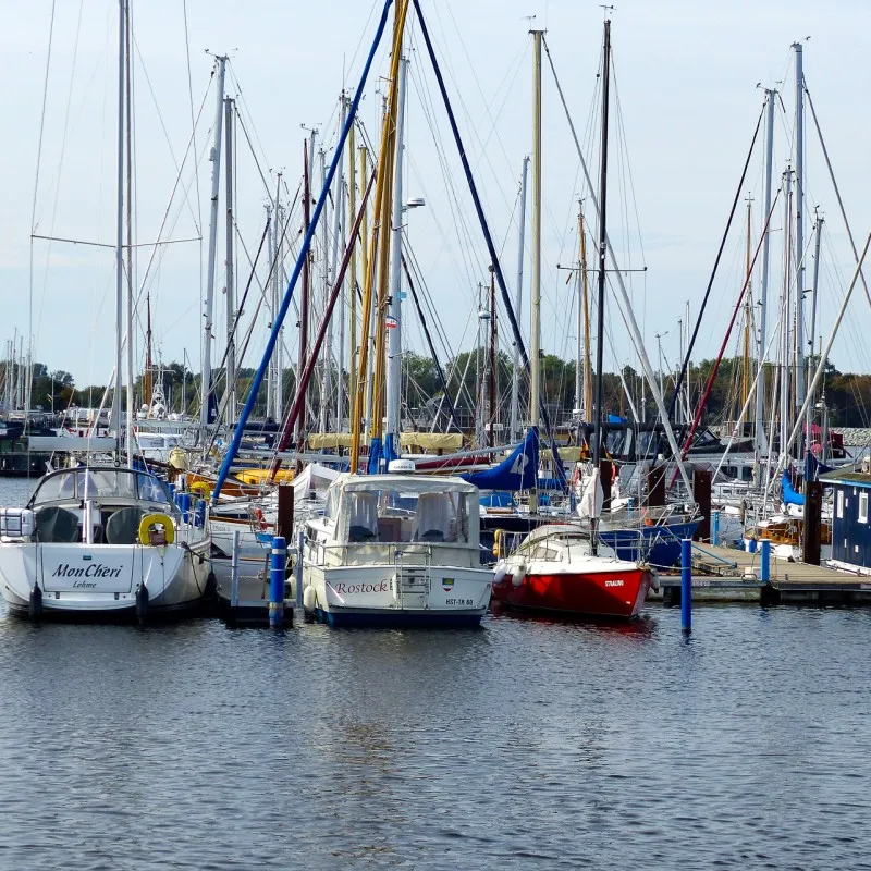 Barth, Yachtwerft Ramin Marina in Barth, Germany