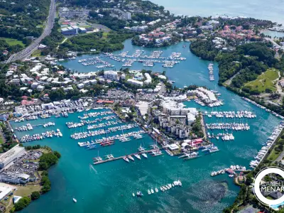 Guadeloupe, La Marina Bas du Fort