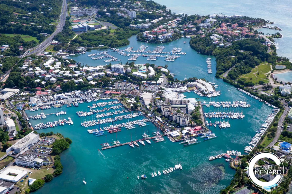 Guadeloupe, La Marina Bas du Fort in Pointe-à-Pitre, France
