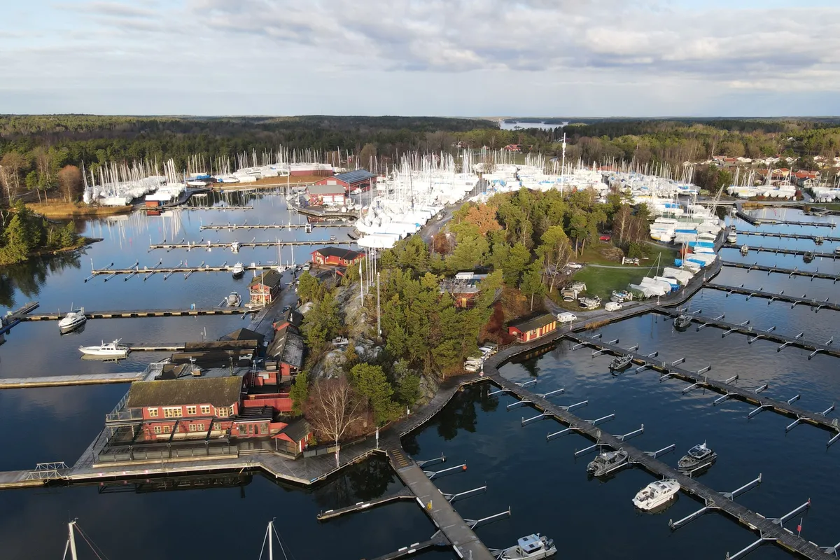 Bullandö Marina in Bullandö, Sweden