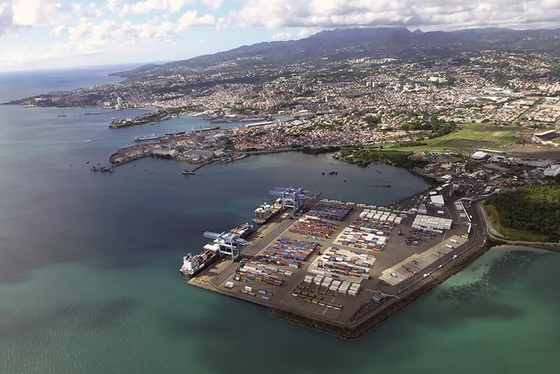 Fort-de-France, Grand Port Maritime, marina in Fort-de-France, France