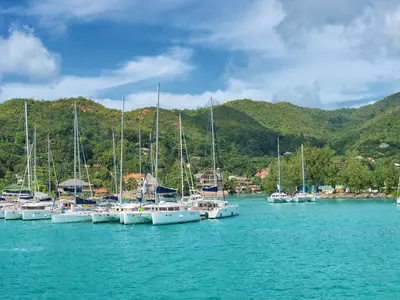 Seychelles, Praslin Marina in Baie Sainte Anne Praslin, Seychelles — photo 2