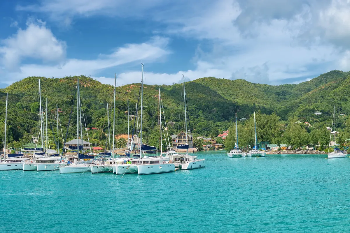 Seychelles, Praslin Marina in Baie Sainte Anne Praslin, Seychelles — photo 2