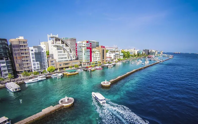 Maldives, Male Marina in Malé, Maldives