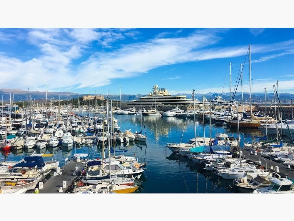 Port Vauban, marina in Antibes, France