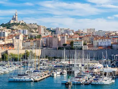 Cote D'Azur, Marseille Marina Vieux Port
