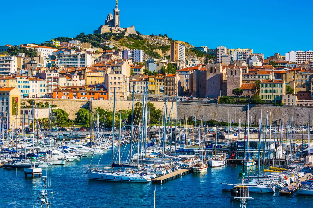 Cote D'Azur, Marseille Marina Vieux Port in Marseille, France — photo 5
