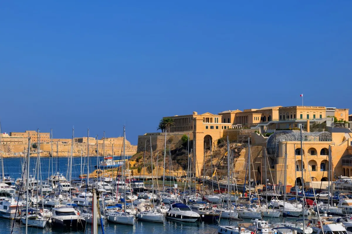 Malta, Kalkara Marina in Kalkara, Malta