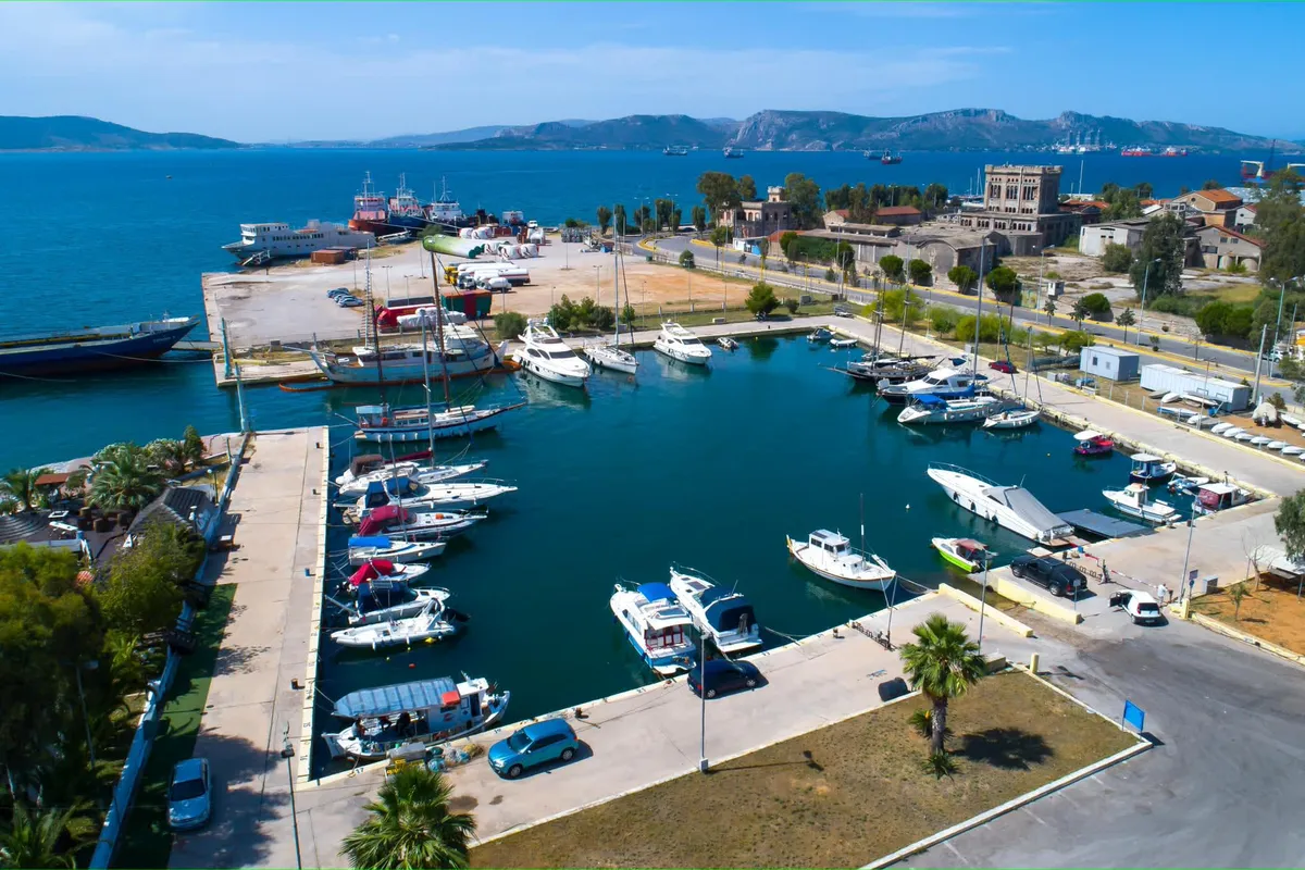 Athens, Kalympaki marina in Municipal Unit of Elefsina, Greece