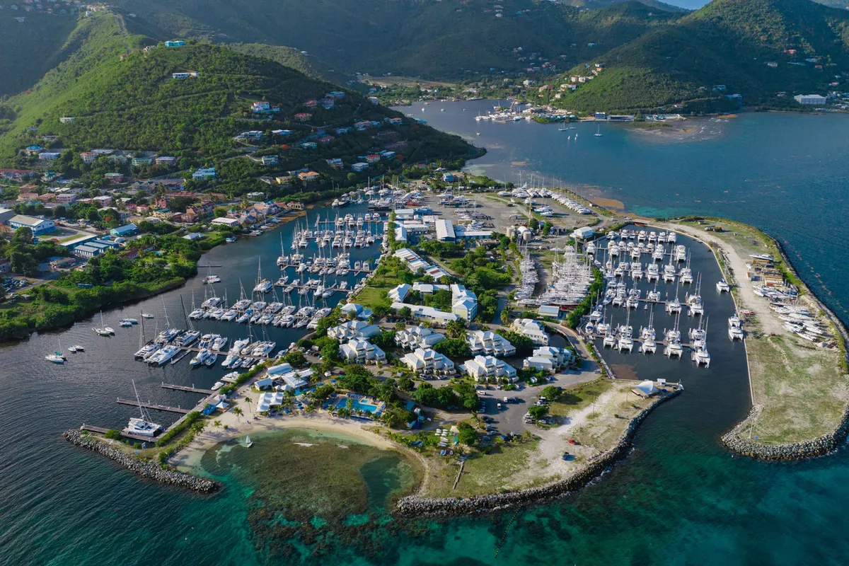 BVI, Tortola, Nanny Cay Marina in Road Town, British Virgin Islands