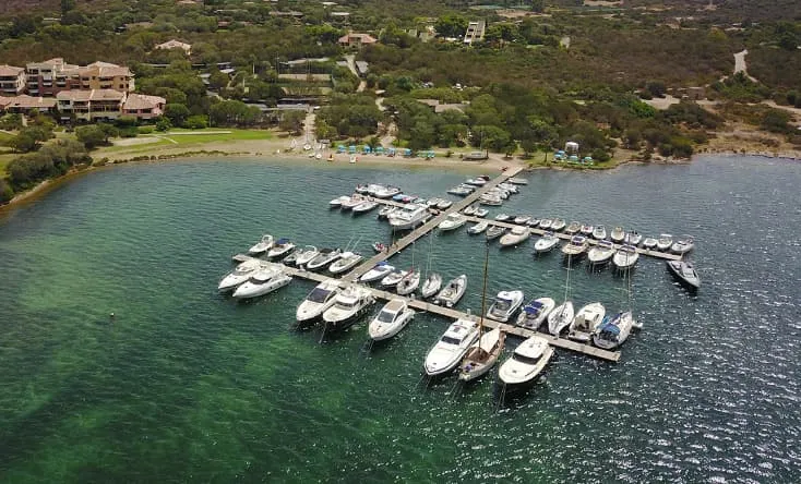 Porto Rotondo, Marina di Asfodeli in Olbia, Italy