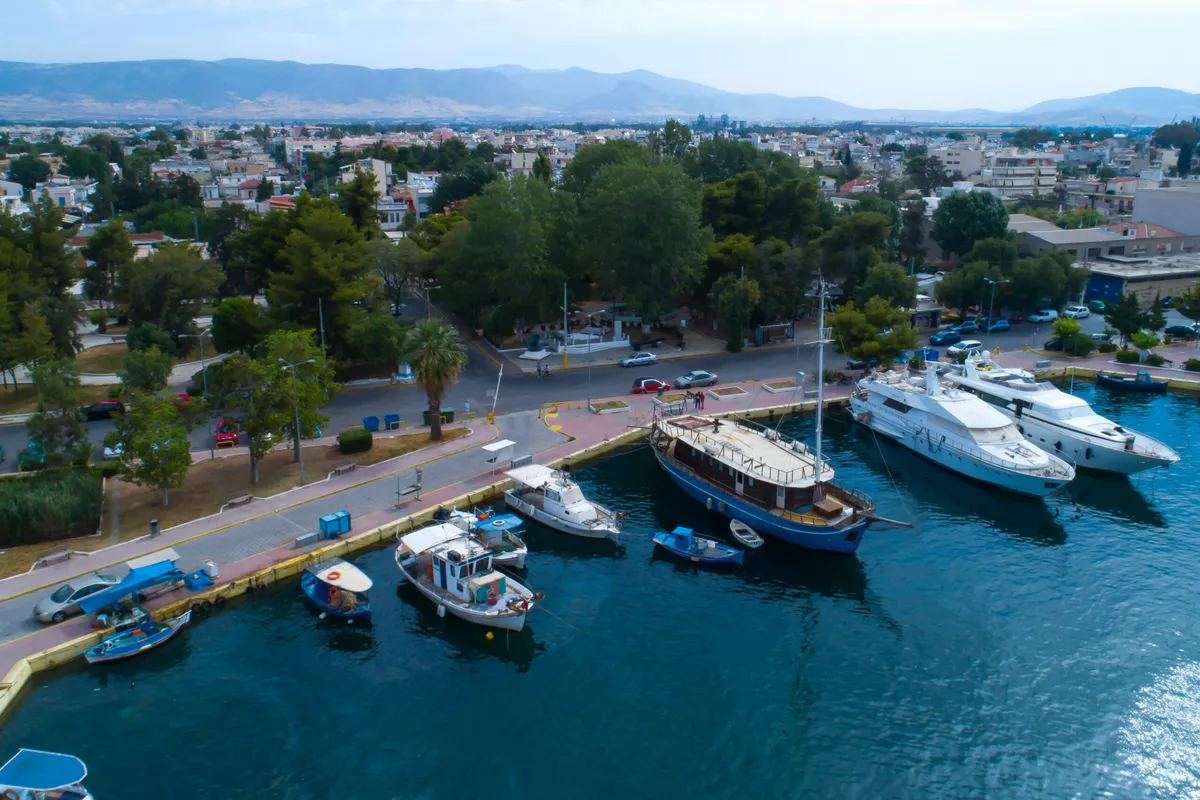 Marina Eleusis in Salamina Municipal Unit, Greece