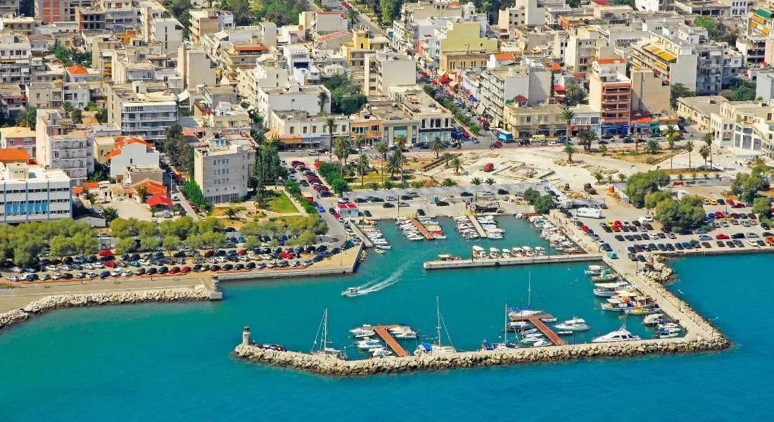 Korinthos Marina in Corinth, Greece