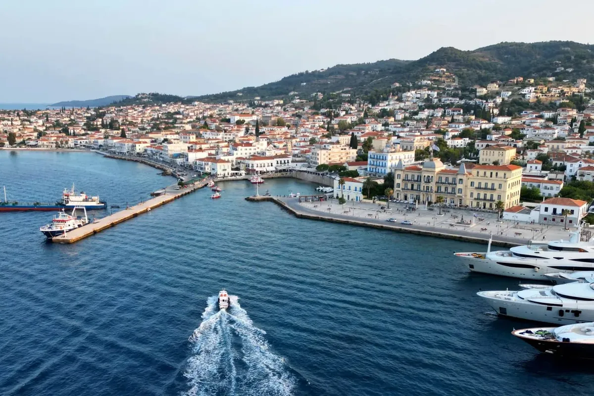 Spetses Marina in Spetses, Greece