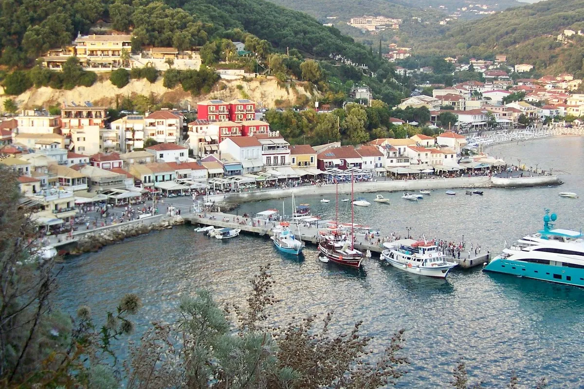 Parga Marina in Parga, Greece