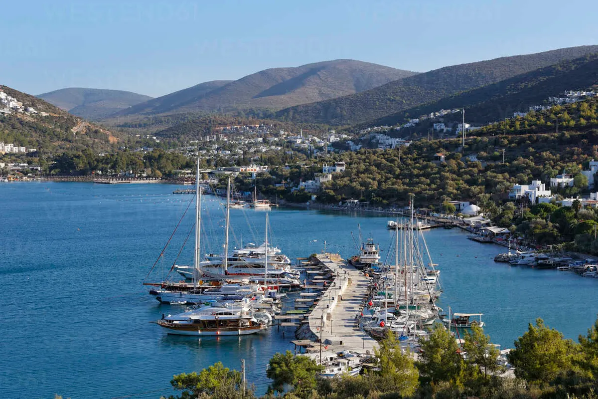 Bodrum, Torba Marina in Bodrum, Turkey