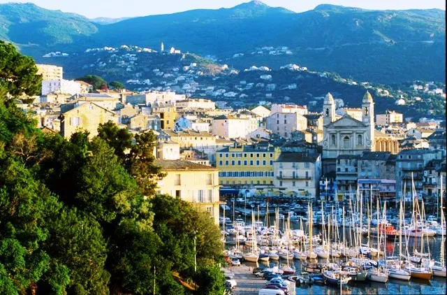 Bastia, Vieux port de Bastia, marina in Bastia, France