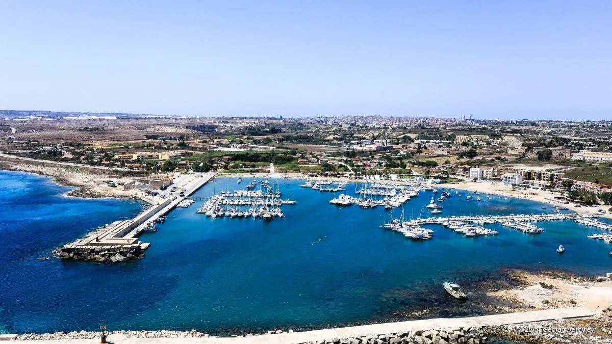 Marina di Marzamemi in Pachino, Italy