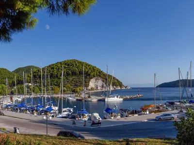 Skopelos, Neo Klima Harbor, marina in Neo Klima, Greece — photo 2